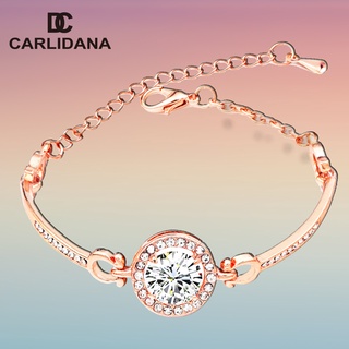 CALIDANA Fashion Jewelry Women's Versatile Bracelet Simple Temperament Noble Flash Diamond Bracelet