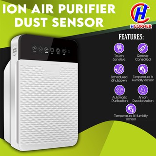 Air Purifier Negative Ion Purifier Smart Remote Control (Effectively removes up to 99.7% PM 2.5)