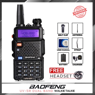 Baofeng UV5R Dual Band Walkie Talkie Two-Way Radio with Earpiec0