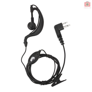 [fash] Walkie Talkie Headset Earpiece with Mic PTT for Motorola Two Way Radio Walkie Talkie 2 Pin M Plug