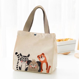 cuteHand Carry Lunch Bag Handbag Female Office Worker Lunch Box Bag Bento Box New Lunch Bag Student