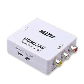 HDMI to AV Converter Box HDMI to RCA AV/CVSB L/R 1080P Video (2)