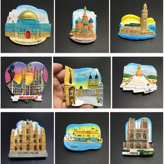 World Travel Tourist Souvenir Fridge Magnet Kitchen Decor