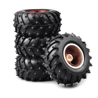 Wheel Rims Tyre Tires F HSP HPI RC 1/10 Bigfoot Monster Truck Car 12mm Hex