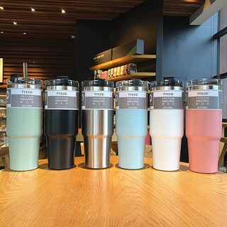 ONHAND NA PO! LEAKPROOF LID 890ml TYESO VACUUM INSULATED TUMBLER WITH STRAW