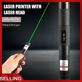 Powerful Laser 303 Adjustable Focus 532nm Green Laser Pointer Light Laser Pointer Pen DOMY