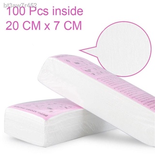 100pcs Depilatory Wax Paper Waxing Strips Non Woven Legs Body Hair Removal Tool (9)