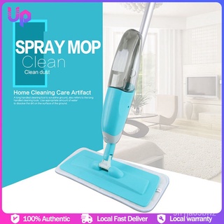 MALL Healthy Spray Mop with Removable Washable Cleaning Microfiber Pad 360 Degree Spin Head Flat Fl (1)
