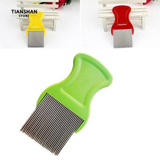 Pet Hair Lice Flea Egg Dirt Dust Remover Stainless Steel Tooth Comb (4)