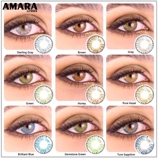 AMARA 2pcs 3 Tone Series Contact Lens Natural Looking Contacts Eye Cosmetic Lenses