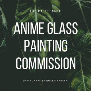 Anime Acrylic Glass Painting Commission