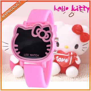 Fullbag Hello Kitty Style Children Digital Watch For Kids,Silicone Strap Wrist Watch For Little Girl