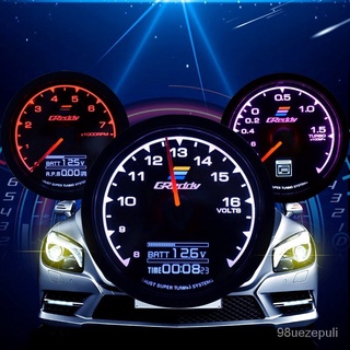Racing Gauge GReddy Multi D/A LCD Digital Display Turbo Boost Gauge With Digital Volt Display