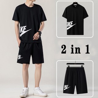 【2 in 1 Set】 Korean Terno T-shirt+Shorts Unisex (7)