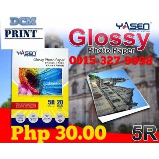 5R Glossy Photo Paper Yasen