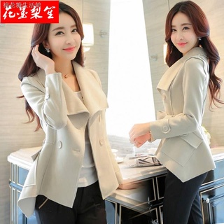 Jacket Female Short 2021 Spring Slim Was Thin Little Suede Small Suit