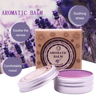 Lavender Aromatic Balm Improve Sleep Soothing Mood Cream Relieve Stress Insomnia Treatment Essential (2)
