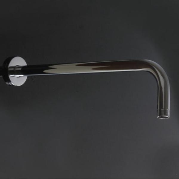Wall Shower Head Extension Bend Pipe Tube Long Stainless