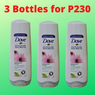 (3 FOR P230 )Dove Nourishing Secrets Conditioner Hair Boost Ritual (150ml) Feb. 02, 2022 Expiry