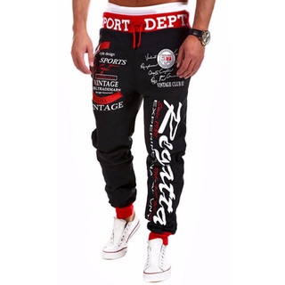 Men's Pants Sweatpants Hip Hop Joggers Cargo Pants Men Casual Pants Printed Trousers Streetwear Pant