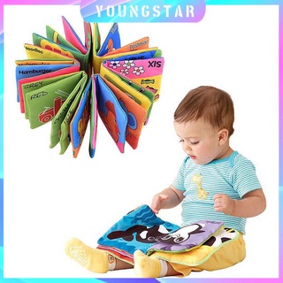 YS-Kid Baby Intelligence development Cloth Fabric Cognize Book Educational Toy