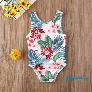 ☞✿ℛToddler Kids Baby Girls Floral Swimwear Swimsuit