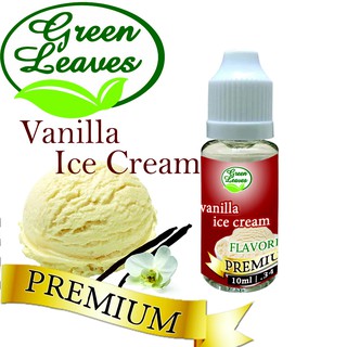 Premium Green Leaves Vanilla Ice Cream Flavor