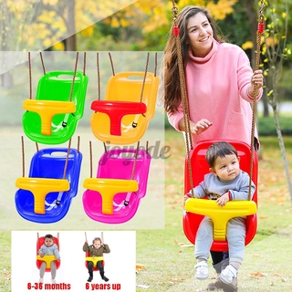Outdoor Home High Back Toddler Baby Children Swing Chair Seat Set Full Bucket