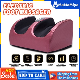 Electric Foot Massage Acupoint Machine Shiatsu Kneading 3 Levels Remote Control Foot Leg Massager