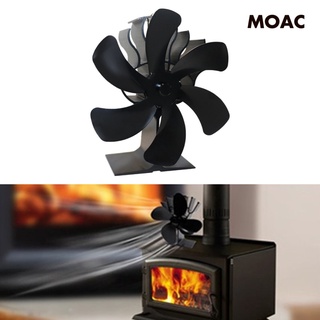 [Home Appliances] Upgrade Heat Powered 6 Blade Stove Fan Wood Burner Quiet Heat Distribution