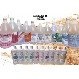Scented Alcohol (Perfume Inspired) - 1 Gallon, 500 ML - 70% Isopropyl