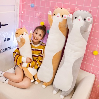 Cute Cat Plush Toy Teddy Bear Kawaii Doll Anime Bear Stuffed Toy Hug Stuffed Animals Pillow Long Cat