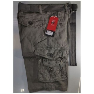 YCC# Cargoshorts Six Pockets Plain Cargo Shorts for men’s With Belt