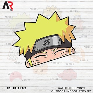 Naruto Shippuden Waterproof Sticker Outdoor Indoor sticker Anime lover design Naruto Sticker ArTee