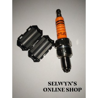 3 ELECTRODE SPARK PLUG WITH FERRITE CORE(USED IN RACING AND RECOMMENDED FOR TOURING)