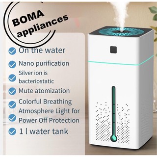 1000ML Home Ultrasonic Air Humidifier Aromatherapy Two Port Spray USB Aroma Oil Diffuser LED lights