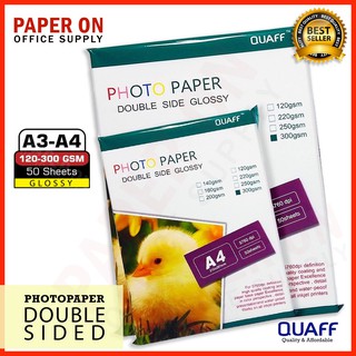 QUAFF Double Sided A4/A3 120gsm-300gsm(50sheets)