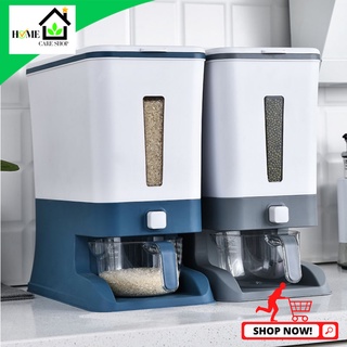 12kg Rice Dispenser and Storage with Measuring Cup