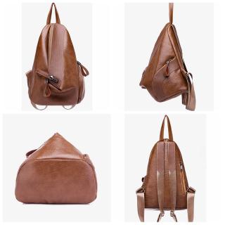 Triangle High Quitly Leather Women HOT FASHION Backpack Personality School Backpack For Lady