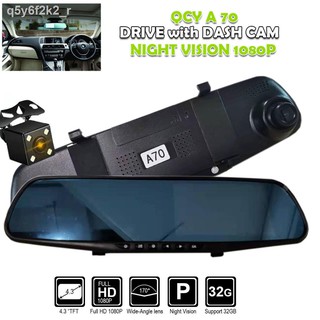 ┅☾Dash Cam For Car Camera Mirror Video Recorder Touch Screen 1080p Rear