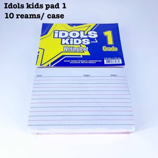 IDOLS KIDS Grade 1 pad paper.