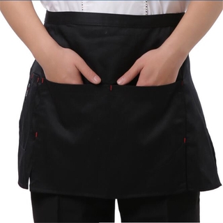 Kitchen Men Apron Half-length Overalls Oil-proof Cleaning Cooking Apron With Pocket