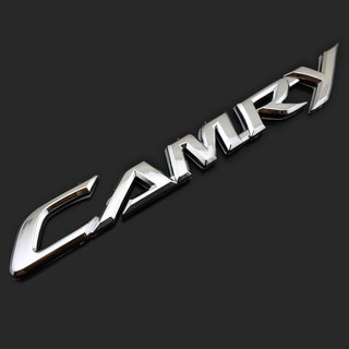 1 x ABS CAMRY Letter Logo Car Auto Rear Trunk Emblem Badge Sticker Decal For TOYOTA CAMRY