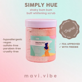 Shaky Bum Bum: Butt Whitening Scrub (250 ml) with FREEBIE