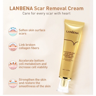 LANBENA Scar Remover Gel Cream Acne Treatment Whitening Moisturizer Serum Skin Care 30g (2)