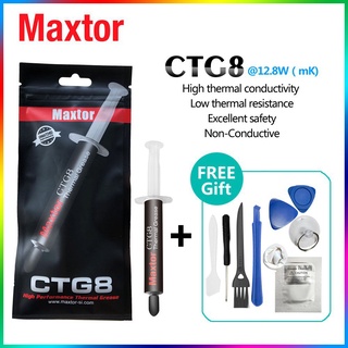 Maxtor CTG8D 12.8W/m-k Thermal Paste Laptop PC Motherboard Desktop CPU GPU Cooler thermal heatsink grease paste