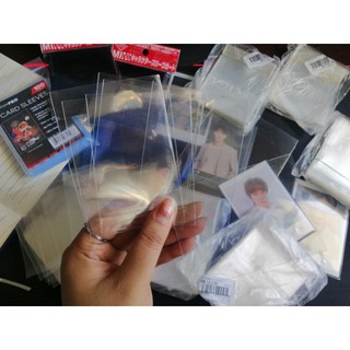 [TINGI] Transparent Plastic Photocard Sleeves (1)