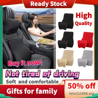 Spot Car headrest Neck pillow Car cushion Soft and comfortable Waist cushion Lumbar pillow Car special Memory cotton material