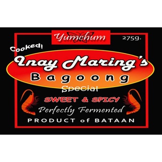 Inay Maring sweet and spicy bagoong.275 g