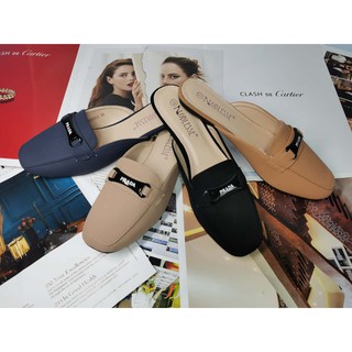 loafers✺☾❧Korean Fashion Flat Mules for Women (1)